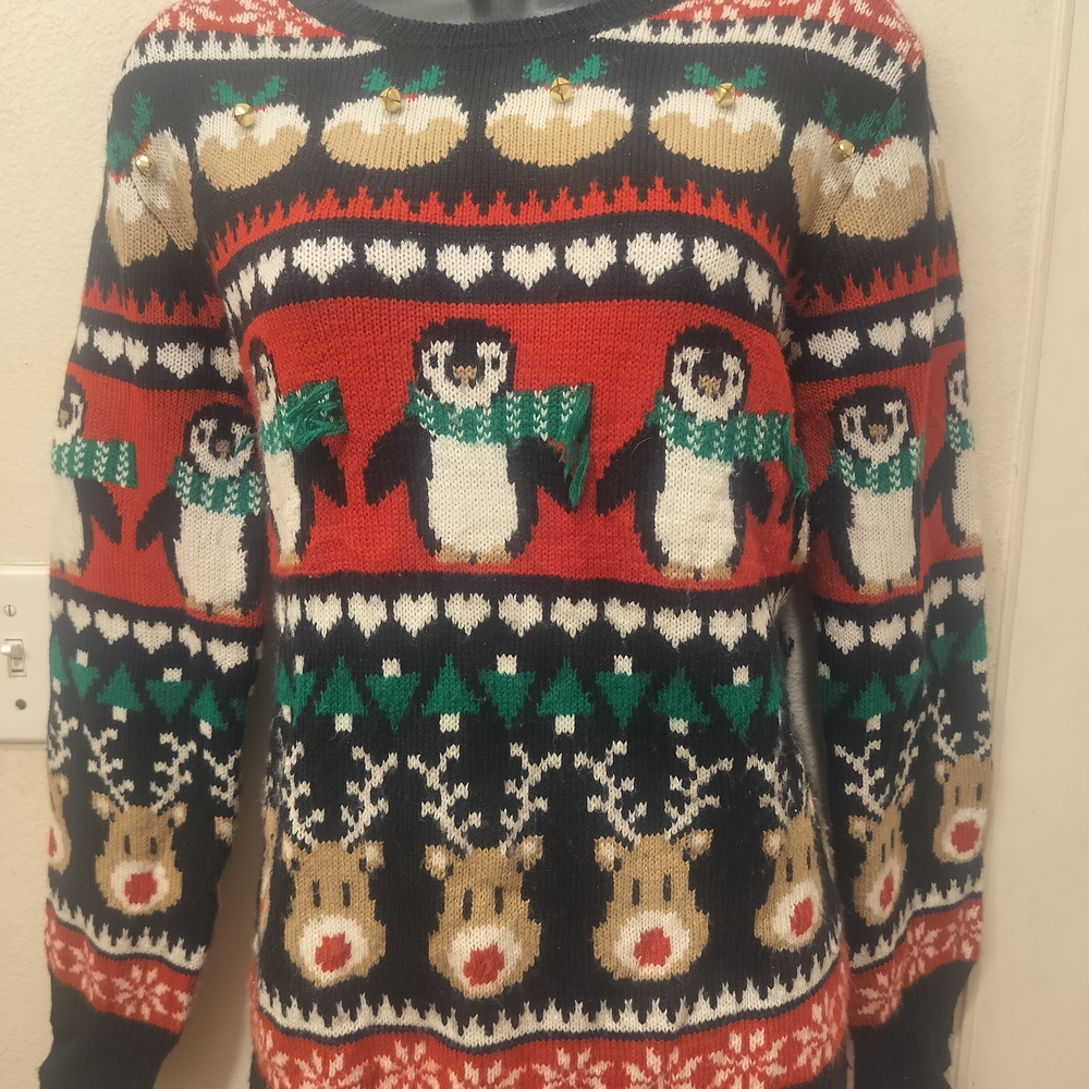 Holiday Time Black Sweater
